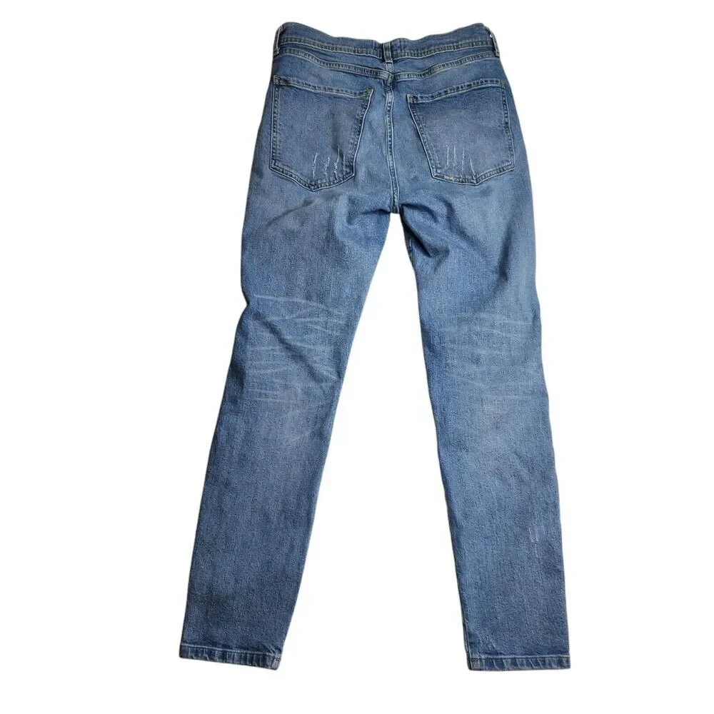 AGOLDE Roxanne Super‎ High Rise Distressed Jeans a051-812 Size 29